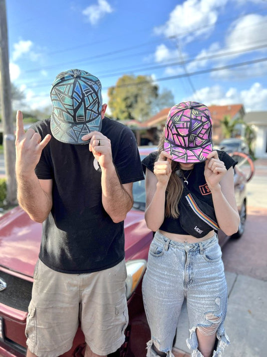 Custom Painted Snapback Hats