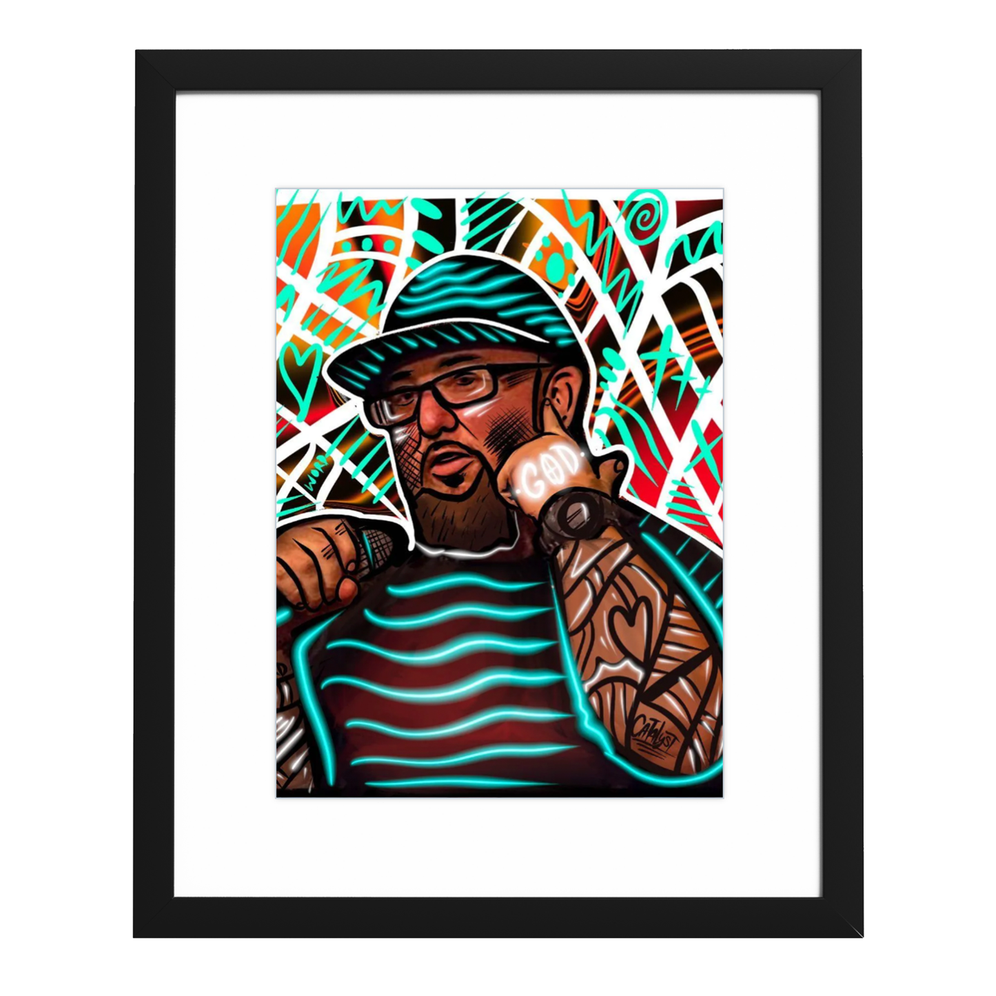 Custom Portrait & Framed Print