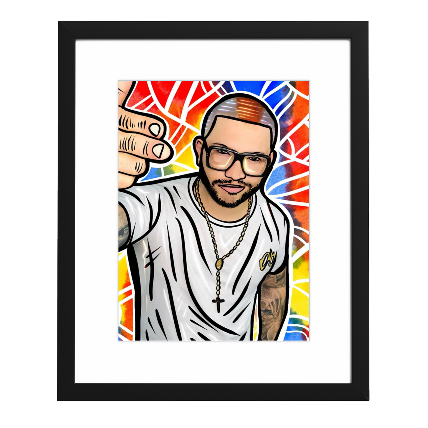 Custom Portrait & Framed Print