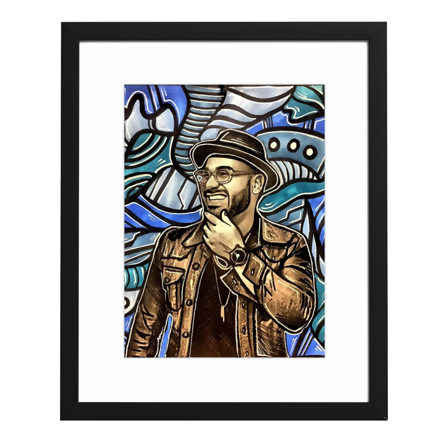 Custom Portrait & Framed Print
