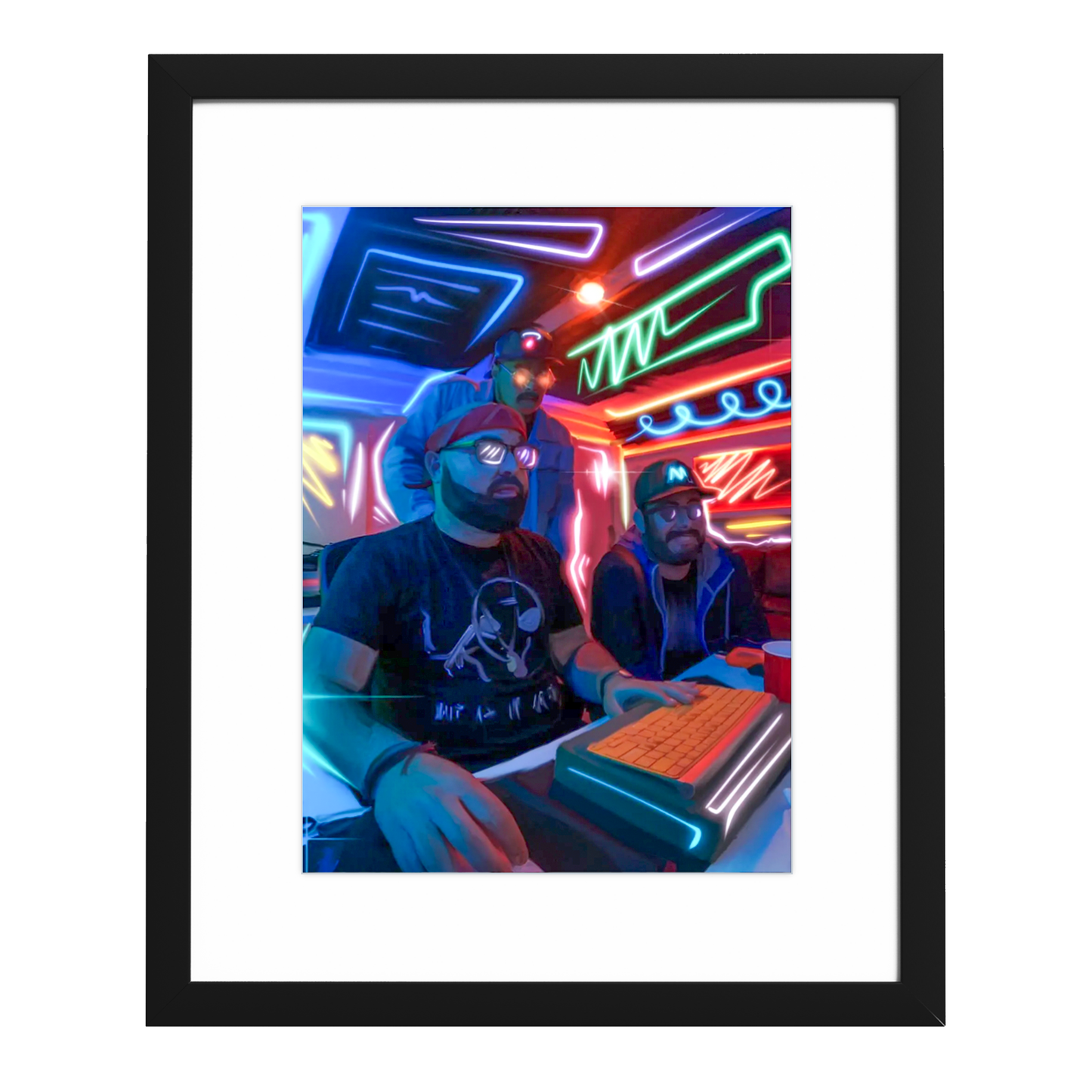 Custom Portrait & Framed Print