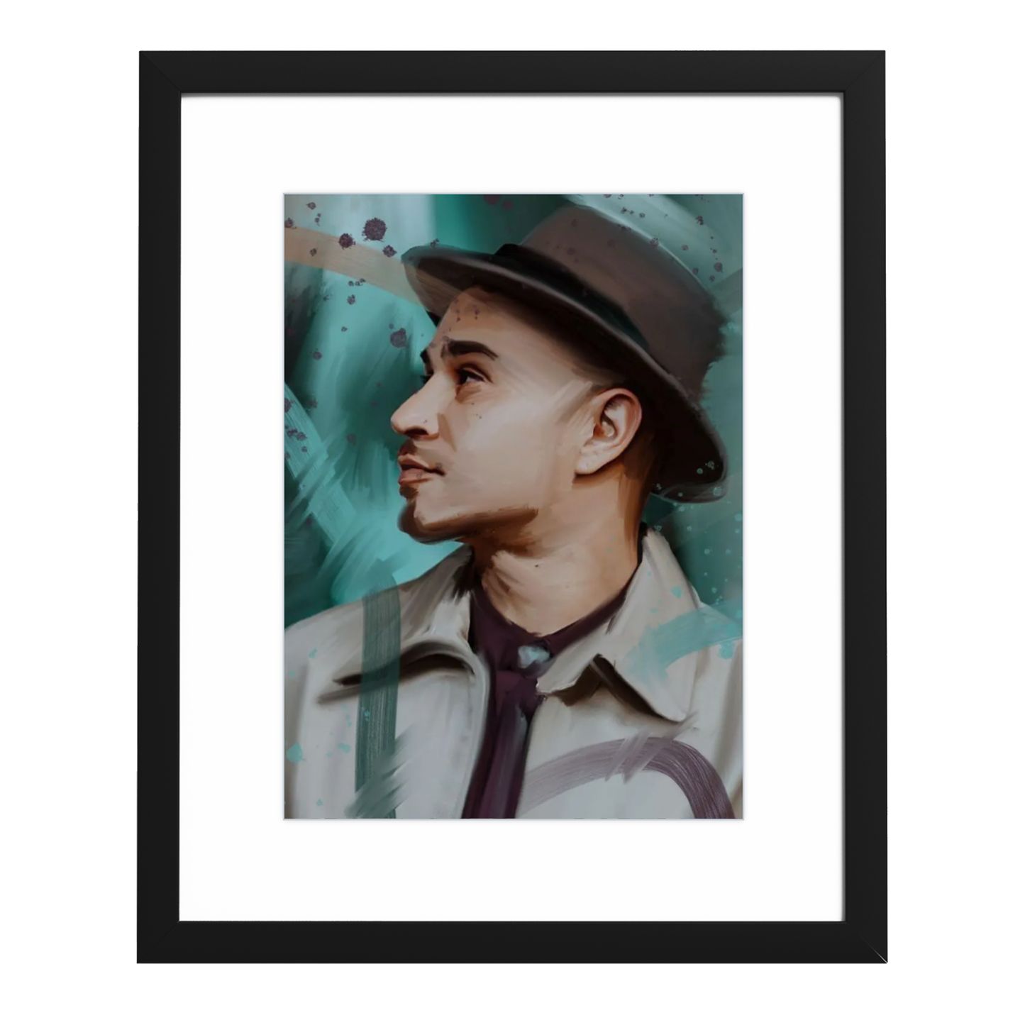 Custom Portrait & Framed Print