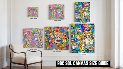 BAYC / MAYC Custom Canvas Painting by Roc Sol