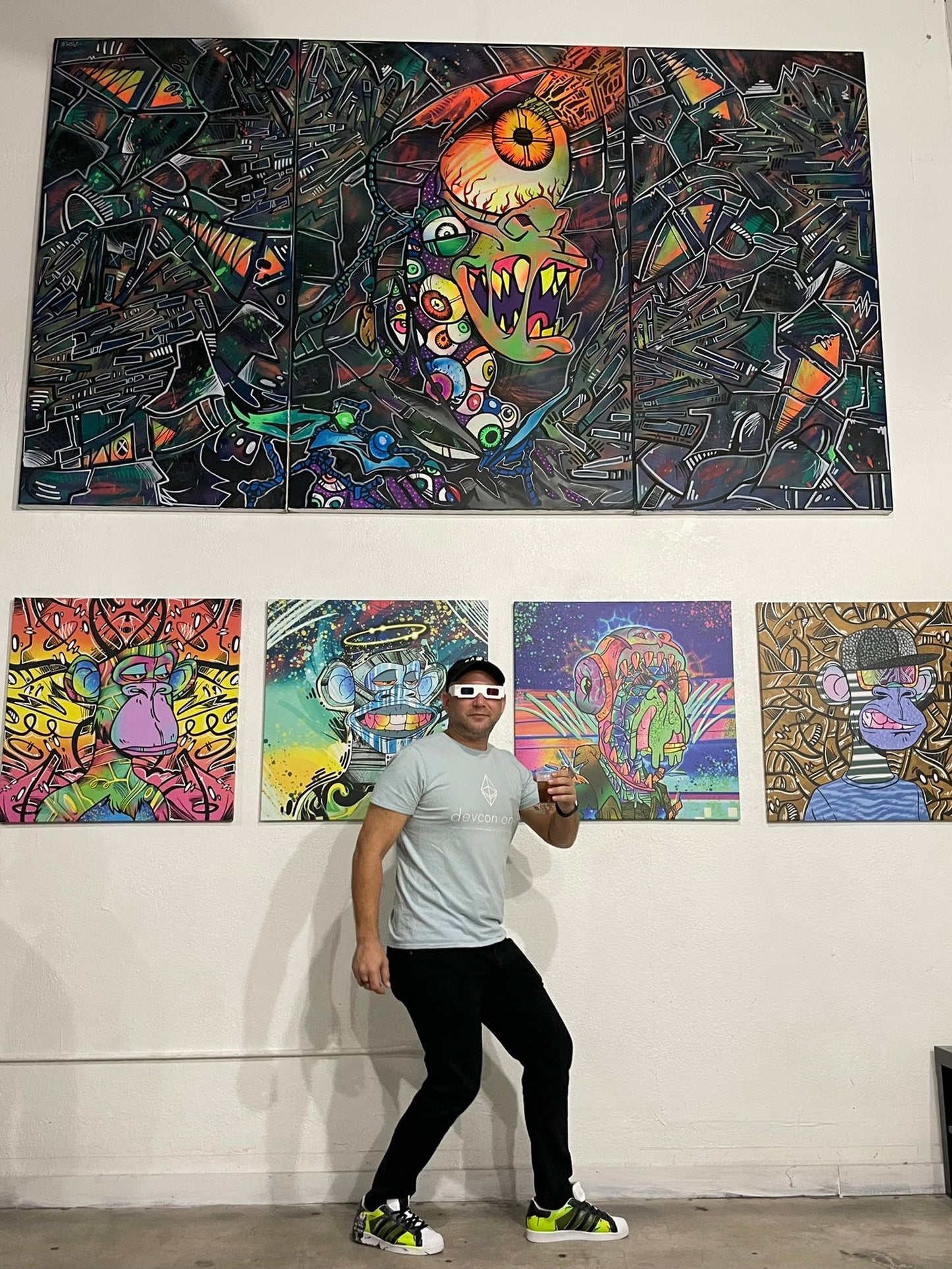 BAYC / MAYC Custom Canvas Painting by Roc Sol