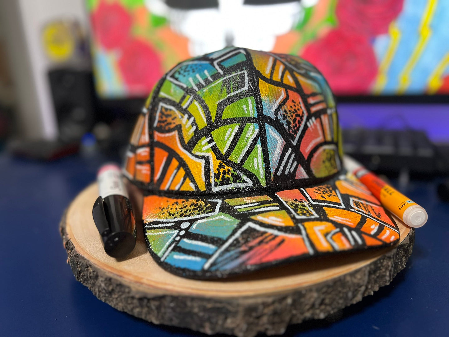 Custom Painted Snapback Hats