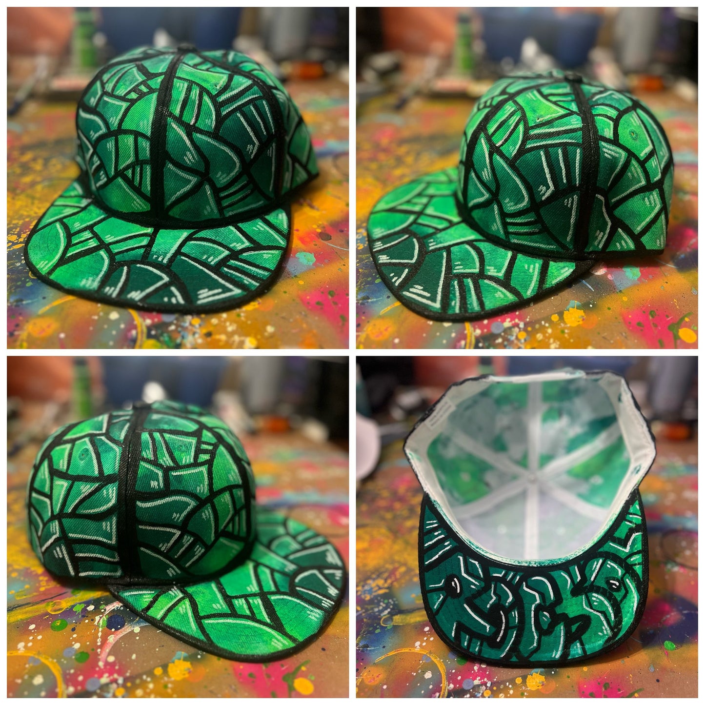 Custom Painted Snapback Hats