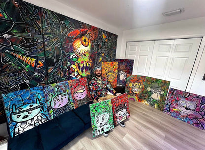 BAYC / MAYC Custom Canvas Painting by Roc Sol