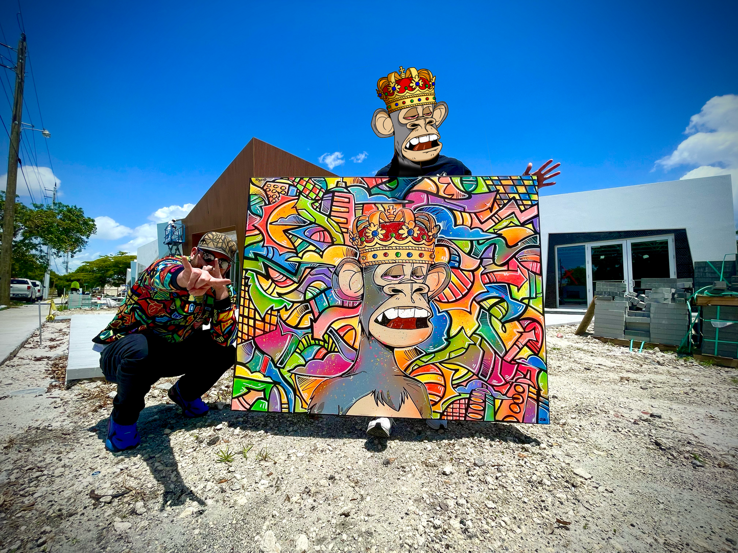 BAYC / MAYC Custom Canvas Painting by Roc Sol