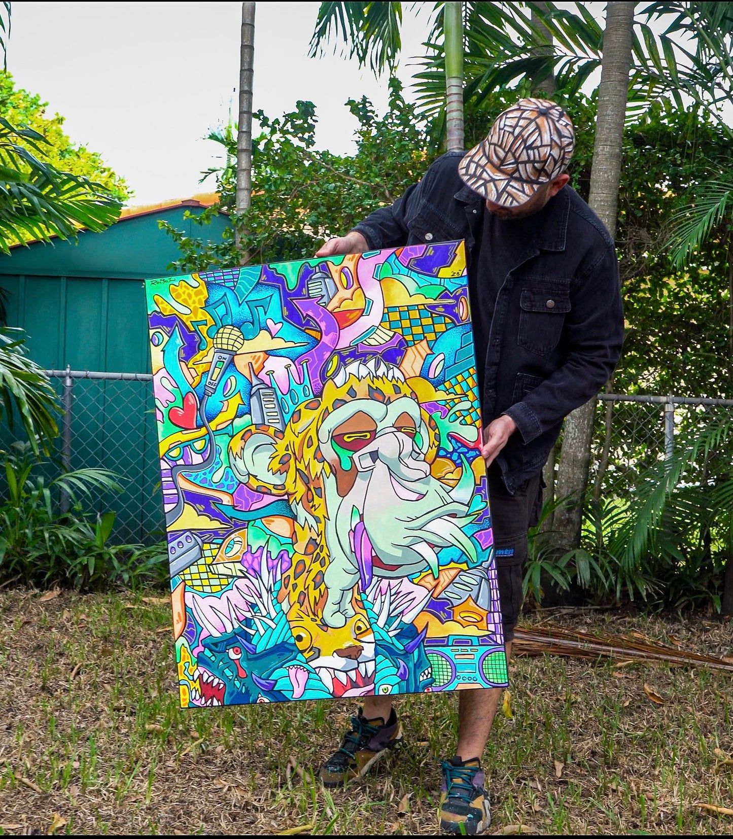 BAYC / MAYC Custom Canvas Painting by Roc Sol