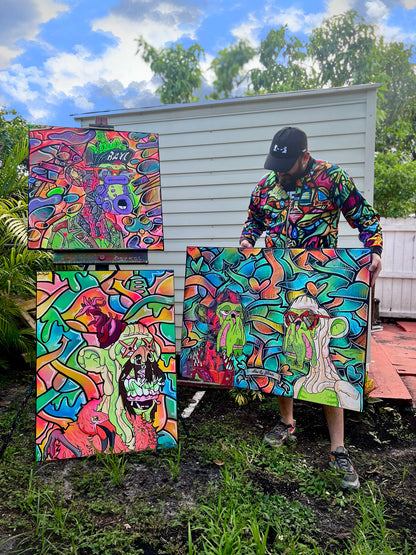 BAYC / MAYC Custom Canvas Painting by Roc Sol
