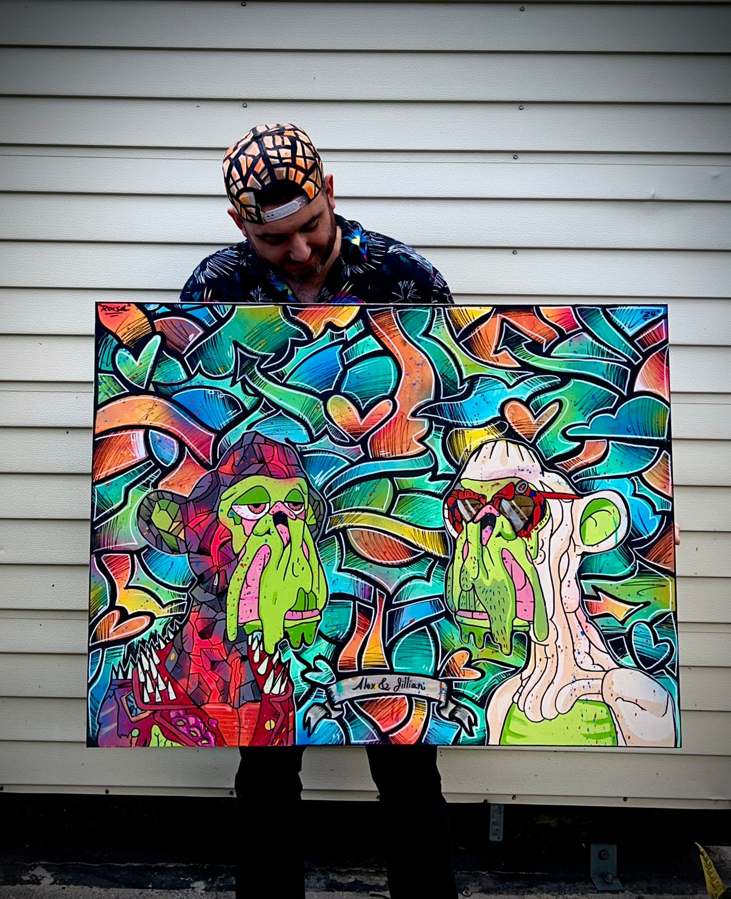 BAYC / MAYC Custom Canvas Painting by Roc Sol