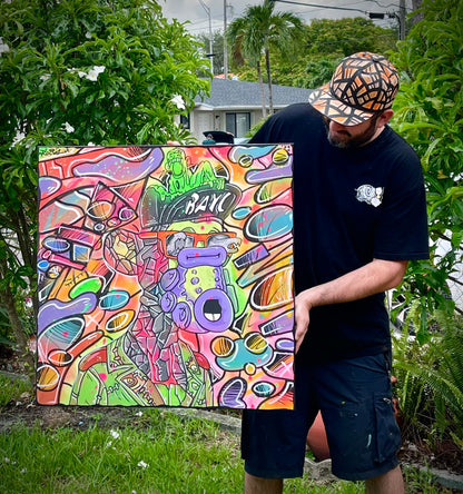BAYC / MAYC Custom Canvas Painting by Roc Sol