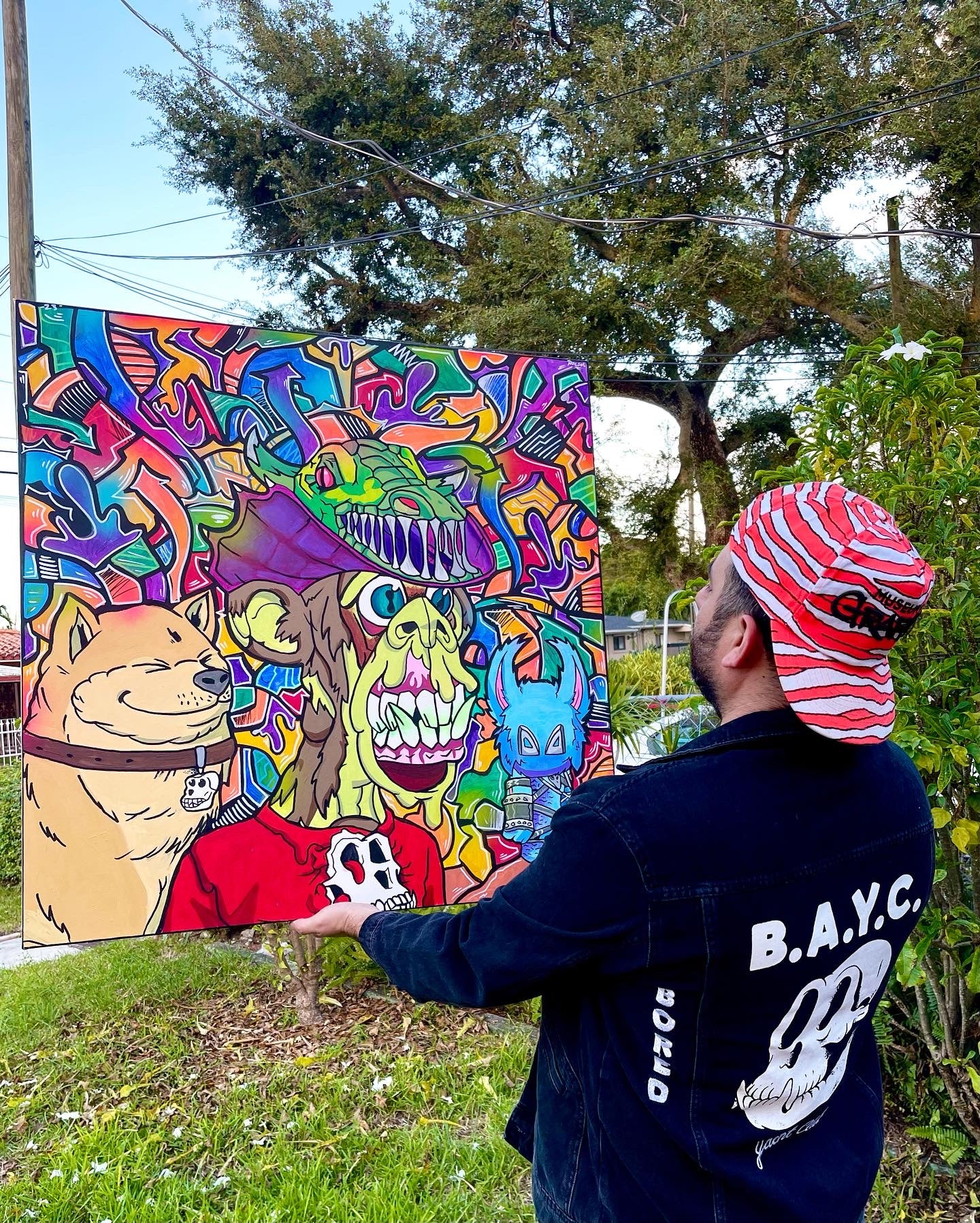 BAYC / MAYC Custom Canvas Painting by Roc Sol