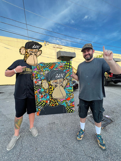 BAYC / MAYC Custom Canvas Painting by Roc Sol