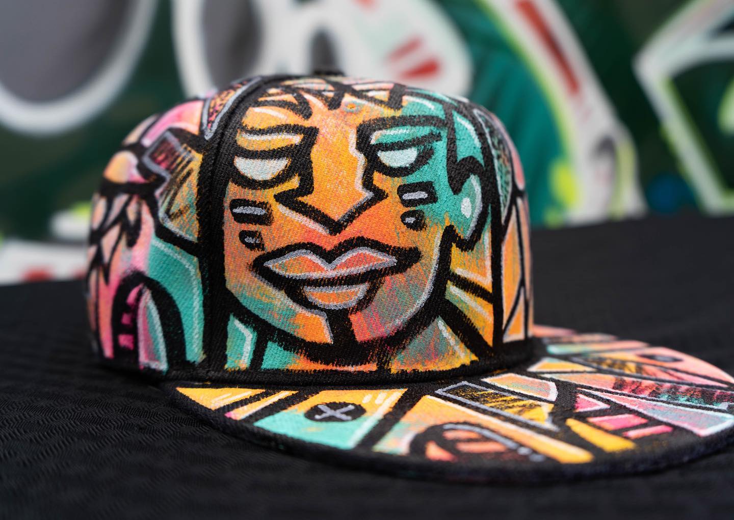 Custom Painted Snapback Hats