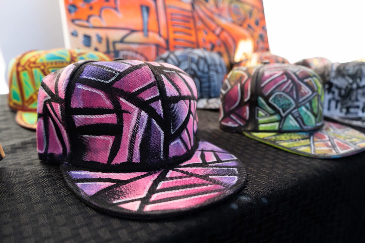 Custom Painted Snapback Hats