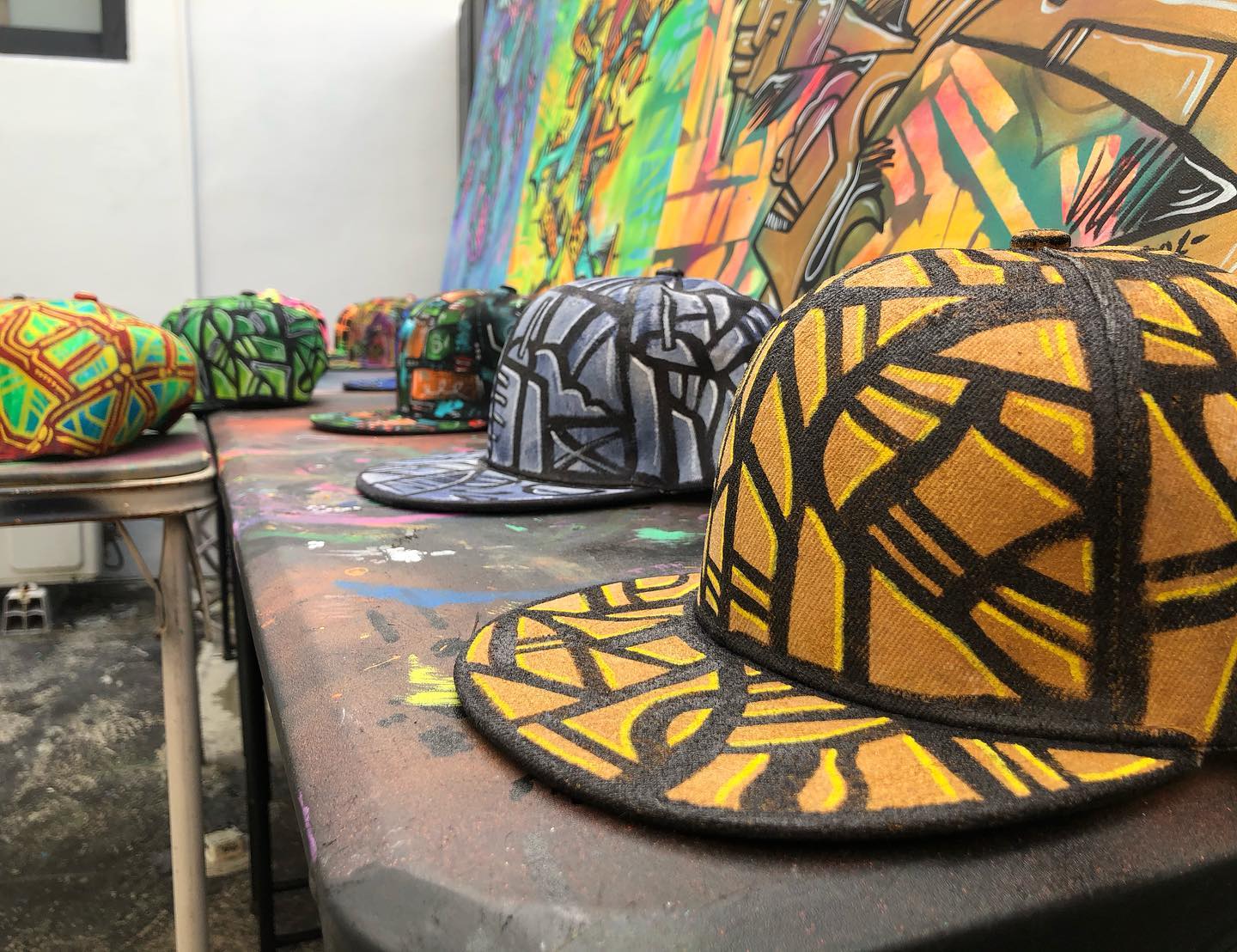 Custom Painted Snapback Hats