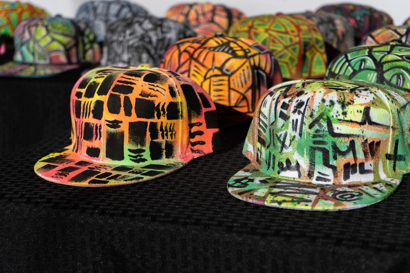 Custom Painted Snapback Hats