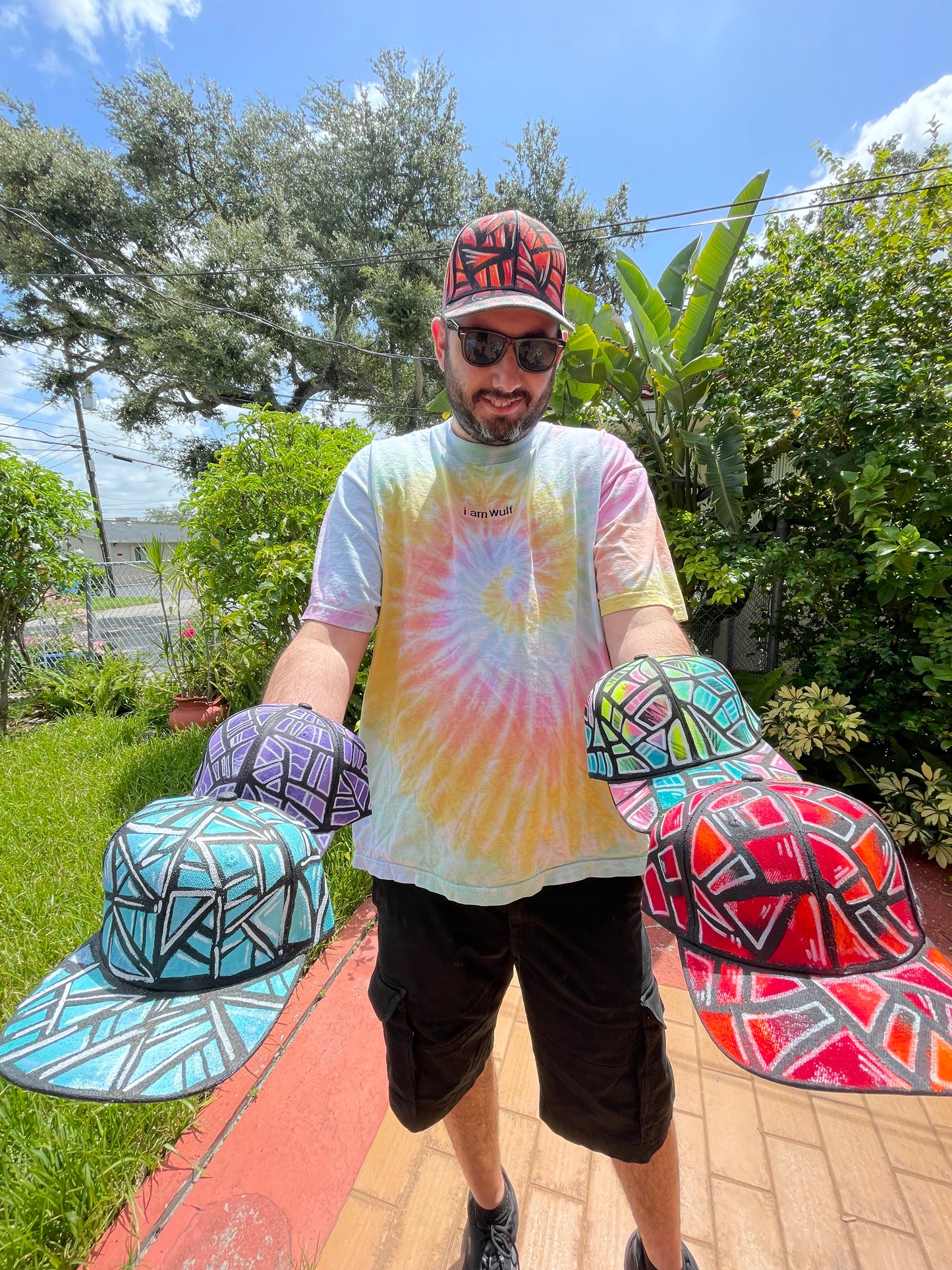 Custom Painted Snapback Hats