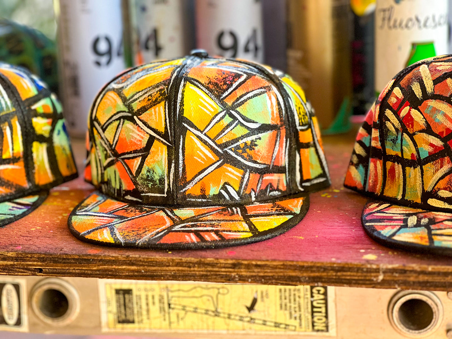 Custom Painted Snapback Hats