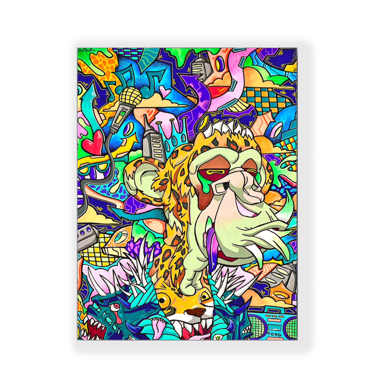 BAYC / MAYC Custom Canvas Painting by Roc Sol
