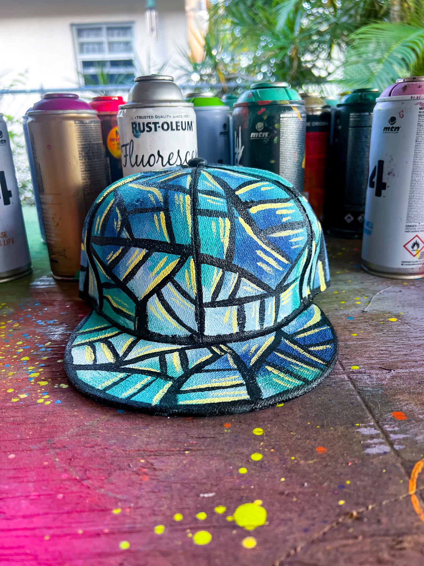 Custom Painted Snapback Hats