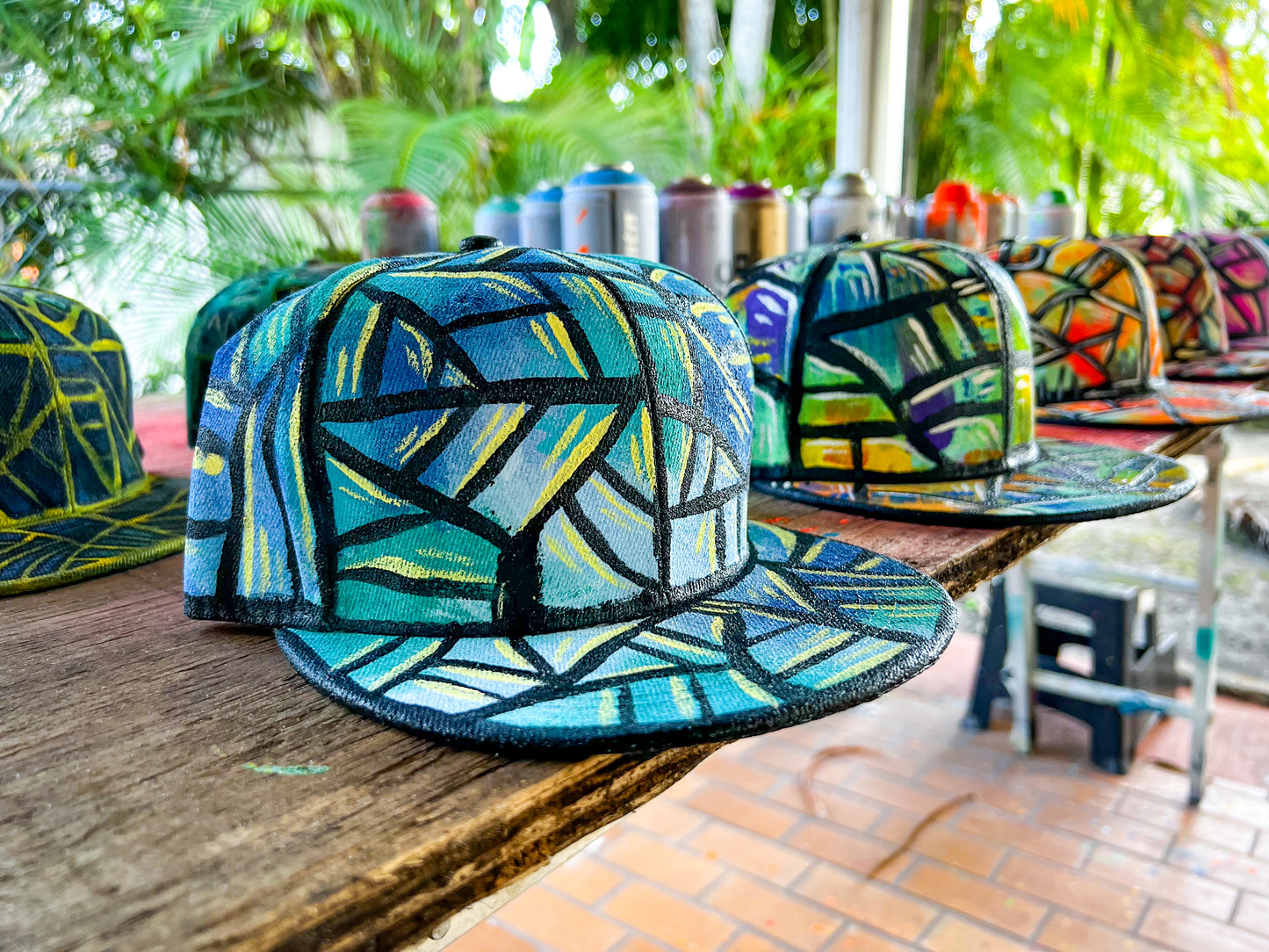 Custom Painted Snapback Hats